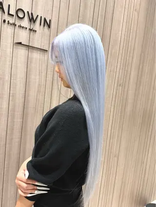 ロング カラー ヘアアレンジ SALOWIN京都河原町Suite店所属・外国人風レイヤー/ ハイトーンSHUのヘアスタイル