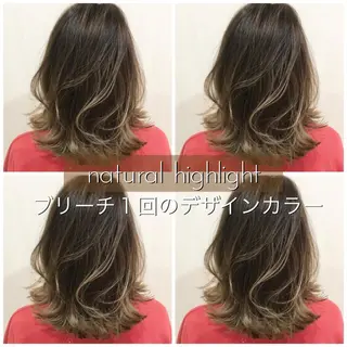 ミディアム 指名支持率NO.1 スタイリストのヘアスタイル