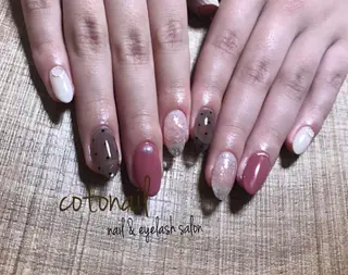 ロング ネイル ツメトマツゲ .のネイルデザイン