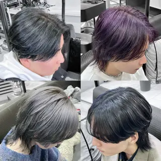 メンズ ｳﾙﾌ/ｾﾝﾀ- ﾊﾟｰﾄ【ﾅﾅﾐ】のヘアスタイル