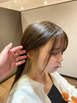 ロング 坂上 立のヘアスタイル