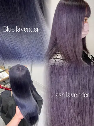 ロング カラー RIO🩶NEXT/ エクステ/ハイトーンのヘアスタイル