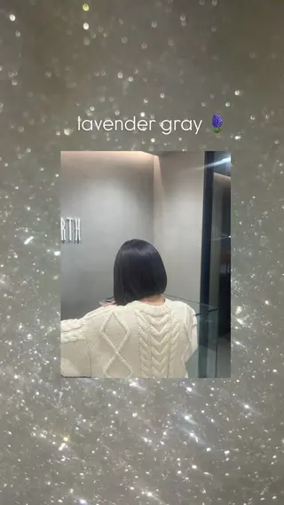 ショート カラー 透明感カラー Suzu.•♬のヘアスタイル