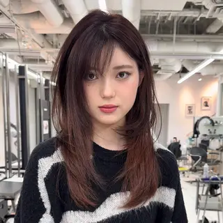 セミロング レイヤーカット/ 堀匠吾のヘアスタイル