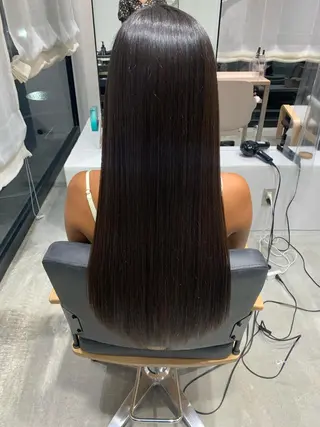 ロング ボブ/美髪矯正 /佐藤　奈巳のヘアスタイル