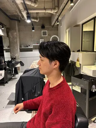 ショート FRANK’S BARBE(E)R THE STAND.所属・飯田橋メンズカット 高橋琴音のヘアスタイル