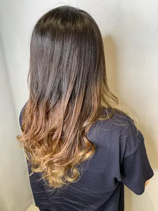 ロング 吹田 駿 髪質改善縮毛矯正のヘアスタイル