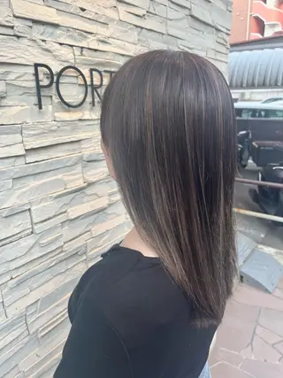 セミロング カラー 🟦メンズ特化🟦 たかしま　あさひのヘアスタイル