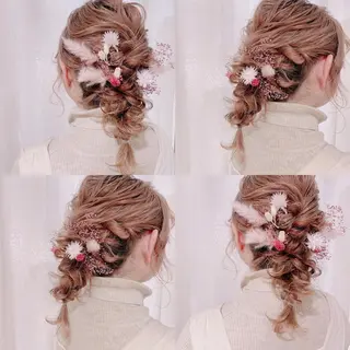 ヘアアレンジ 原 麻耶のヘアスタイル