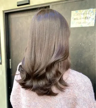 セミロング カラー 【縮毛矯正特化】 kyokaのヘアスタイル