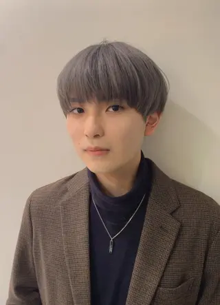 ショート カラー メンズ [渋谷美容師] 玲弥のヘアスタイル