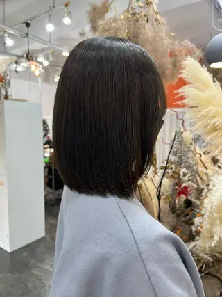 ミディアム カラー パーマ LOMARLIE JURIAのヘアスタイル