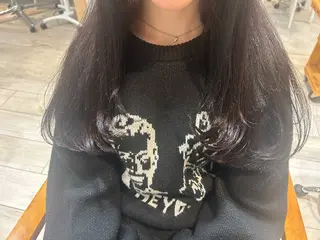 ロング 大川 夏実のヘアスタイル