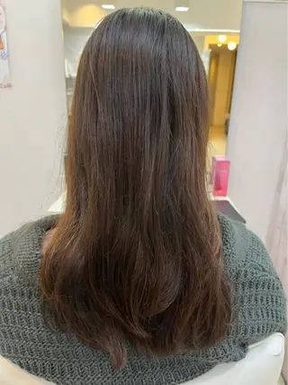 セミロング 【髪質改善カラー】 瀧田嵐士🇰🇷のヘアスタイル