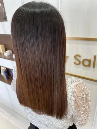 ロング 難しい髪質の縮毛矯正 高岡/射水/髪質改善のヘアスタイル