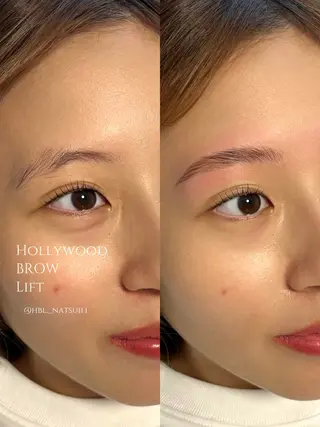 アイブロウ Natsuki 土曜はヘアのみのマツエク・マツパデザイン