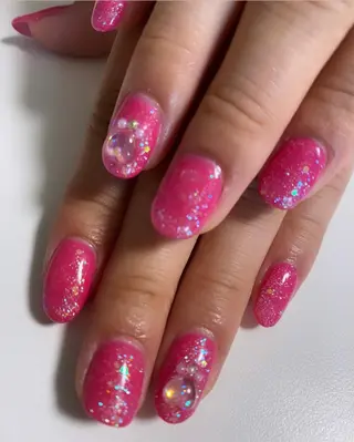 ネイル アートし放題♬モデル 募集𖤐 𖤐のネイルデザイン