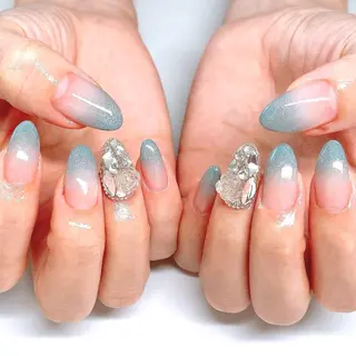 ネイル nailsalon&U新松戸店所属・&U新松戸 スカルプ パラジェルフィルインのネイルデザイン