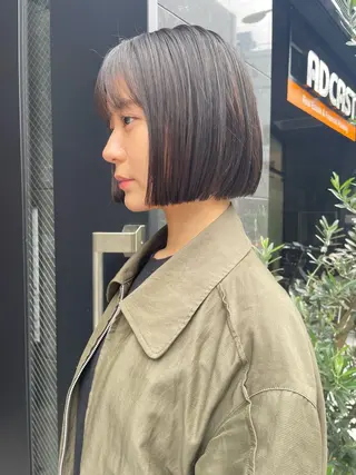 ミディアム 森田 博樹のヘアスタイル