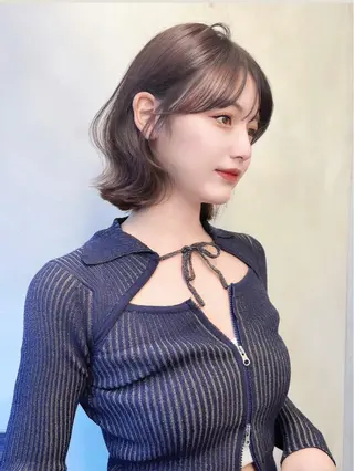 ミディアム カラー GLROW 大宮 ANNEXのヘアスタイル