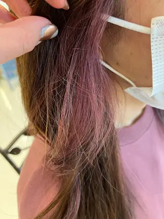 ロング カラー 下四日市 翠のヘアスタイル