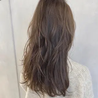 セミロング カラー パーマ ヘアアレンジ ハイトーン/ ボブ 中村麟のヘアスタイル