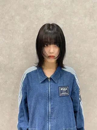 ショート カラー つちくら あみのヘアスタイル