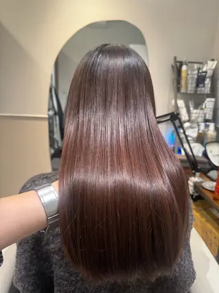 セミロング カラー 名駅/髪質改善 /ストレートEndoのヘアスタイル