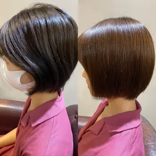 セミロング hair moija所属・宮成 佑介のヘアスタイル