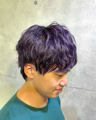 カラー メンズ 髪質改善/ブリーチ /長山遼太郎のヘアスタイル