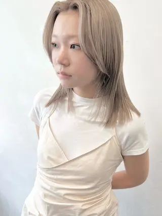ミディアム カラー HARU//原宿🤍 リピート率NO.1のヘアスタイル