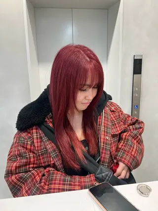 ロング カラー FILMS shibuya所属・ayaka 🍀のヘアスタイル