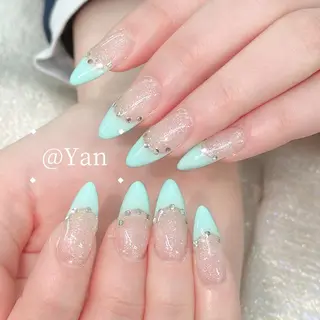 ネイル 長いだし/スカルプ/ パラシェルN.oneのネイルデザイン