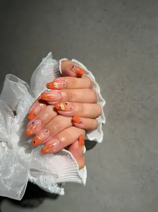 ネイル I-nailロング /ワンホン/キラキラのネイルデザイン