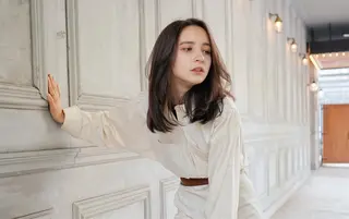 ミディアム カラー パーマ ヘアアレンジ newi saLyu ネウィ　サリューのヘアスタイル