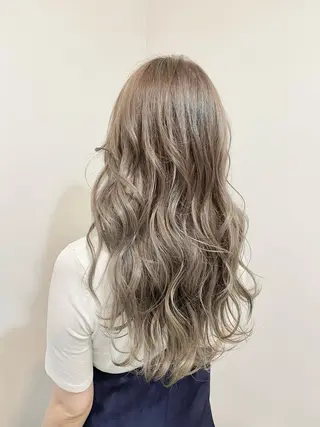 ロング ブリーチ毛対応酸性 ストレート🌈サキのヘアスタイル