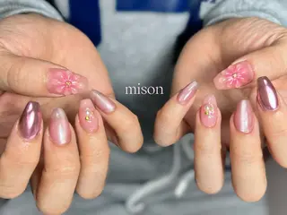 ネイル mison所属・mison 安形友花のネイルデザイン