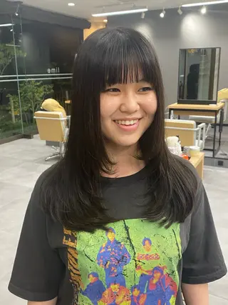 ロング CIEN所属・松下 育未のヘアスタイル