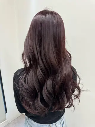 ロング レイヤーカット/ 艶カラー/山内一暉のヘアスタイル
