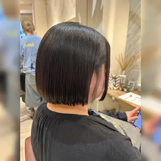 ショート ヘッドスパ＆ボブ＆ ツヤ感🌟ナカガマのヘアスタイル