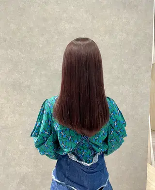 ロング カラー つちくら あみのヘアスタイル