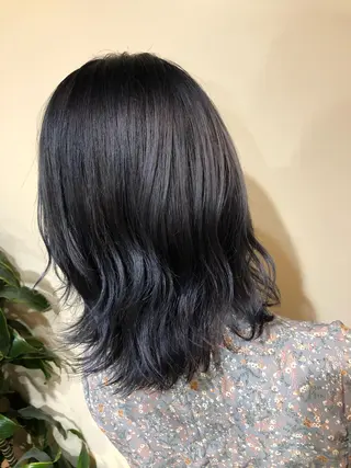 ミディアム カラー 💓シールエクステ ルミエールのヘアスタイル