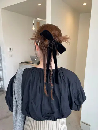 セミロング ヘアアレンジ CITA （シータ）所属・板井 美紗都のヘアスタイル