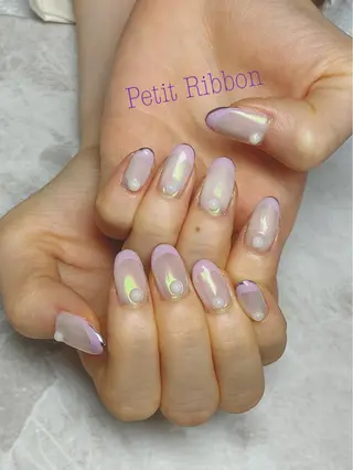 ネイル ネイルPetit Ribbonのネイルデザイン