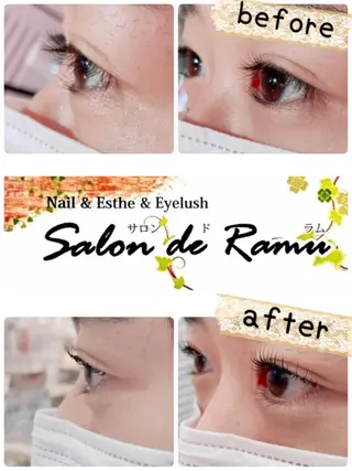 マツエク・マツパ Salon de ramu サロン　ド　ラム所属・Salon de ramuのマツエク・マツパデザイン