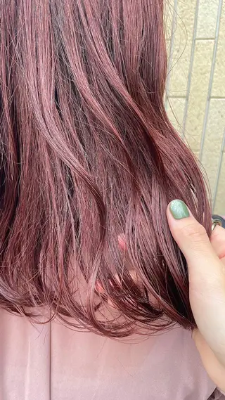 セミロング カラー ヘアアレンジ 抜け感perm🌐 ｜kazaneのヘアスタイル