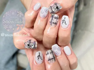 ネイル Snow flake 🫧YUKIのネイルデザイン