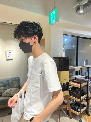 パーマ メンズ io所属・io濱川 遥のヘアスタイル