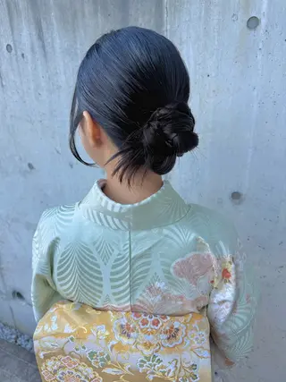 ミディアム ヘアアレンジ Un hair salon所属・🪿ｍａｉｋｏ🌿 プライベートサロンのヘアスタイル