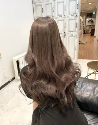 ロング カラー ANKH CROSS 🦋mako🦋のヘアスタイル